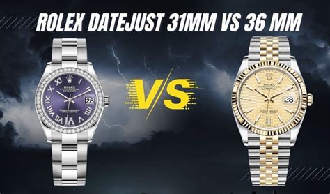 Rolex lady datejust vs 31mm